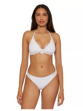 NWT Becca Colette crochet-trim in white